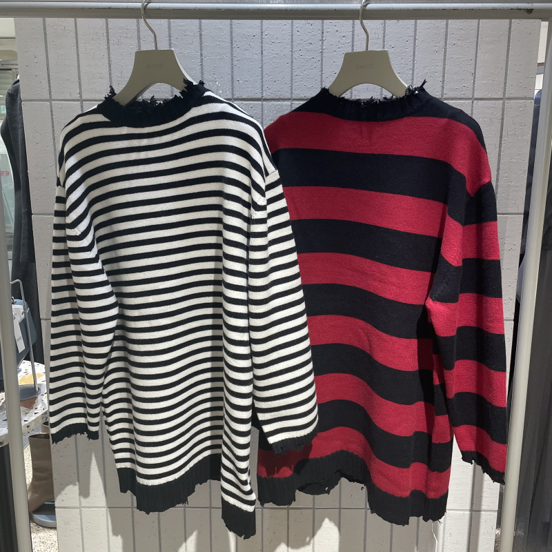 SNIDEL feat.KURT COBAIN】ボーダーニットワンピース