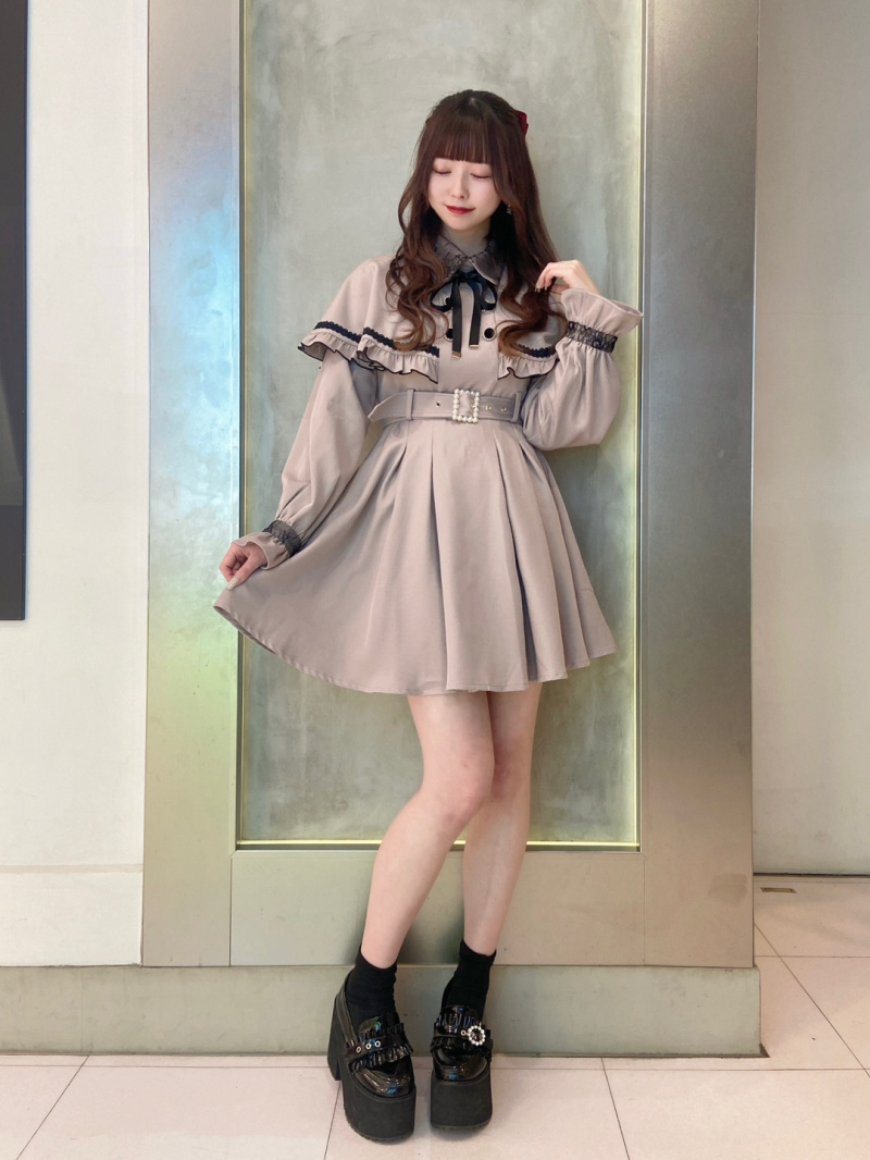 ソルボワ ロジータ パールバックルケープワンピース | www.iuggu.ru