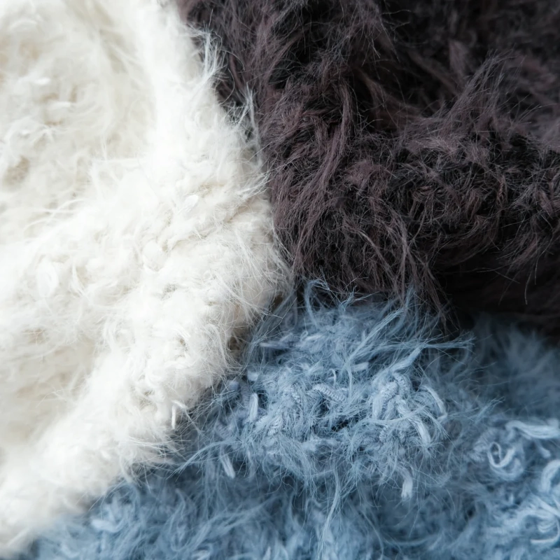 Cotton フェザーモール Ribbon トップス