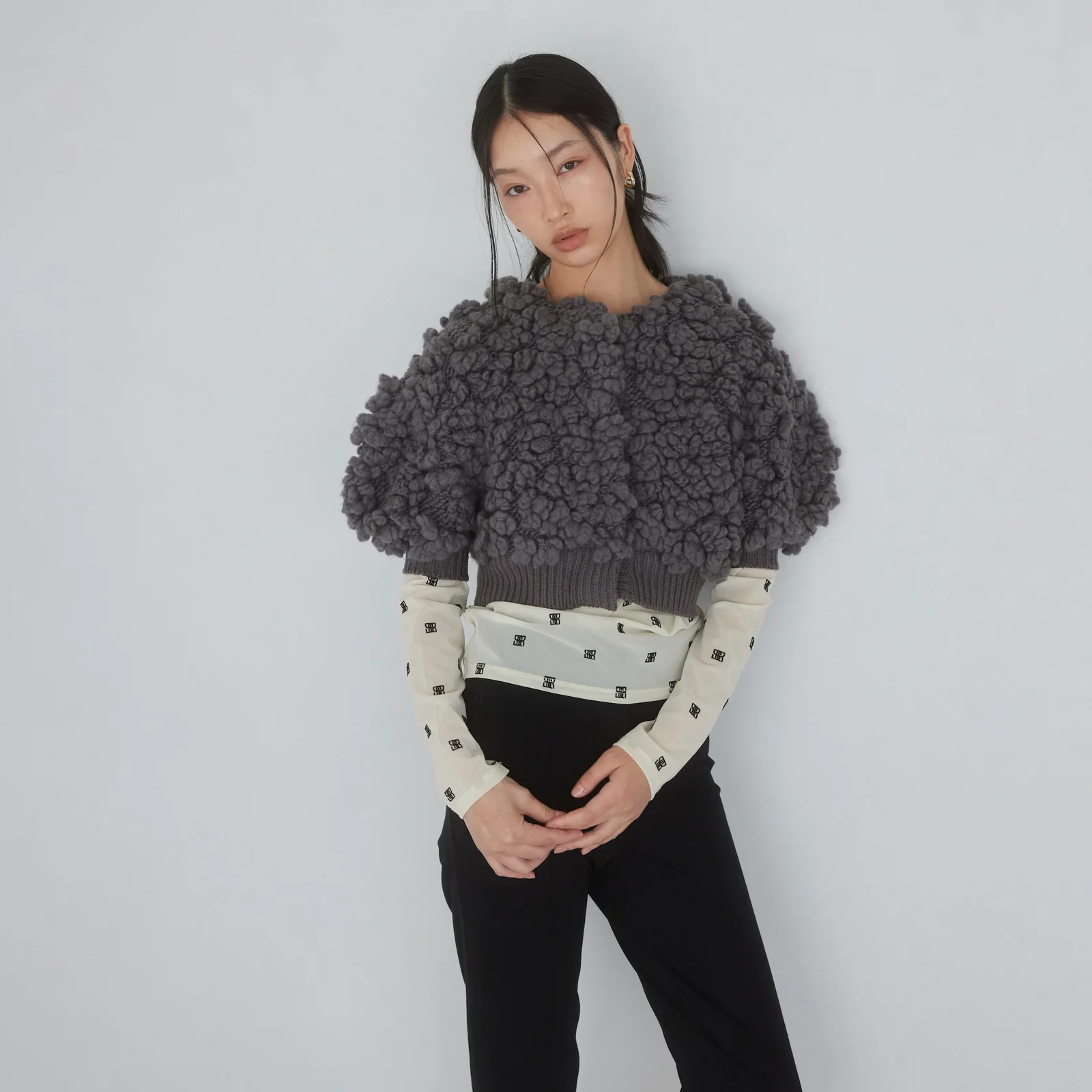新品　シールームリン　Hand made Wool Flowerカーディガン ショップニュース｜EST エスト｜大阪・梅田のショッピングモール
