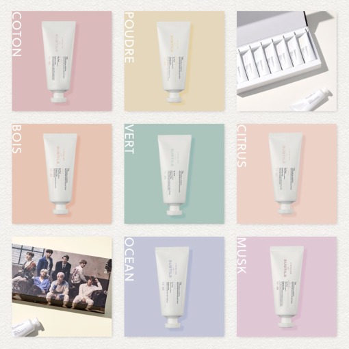 VT×BTS ラトリエ 箱ごとハンドクリーム7本&ジンの香りcotton香水