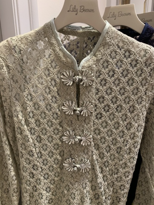 Lily Brown チャイナレースワンピース Rehda Com